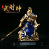 National trend pendant, color alloy large knife, Guan Gong car ornament, martial arts gift, car interior decoration, perfume holder details Picture